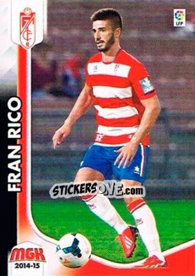 Cromo Fran Rico - Liga BBVA 2014-2015. Megacracks - Panini