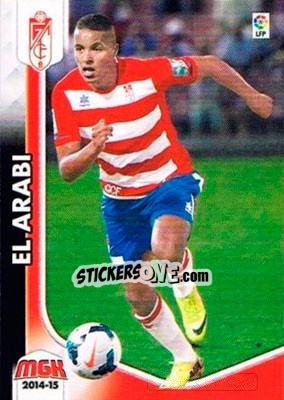Sticker El Arabi - Liga BBVA 2014-2015. Megacracks - Panini