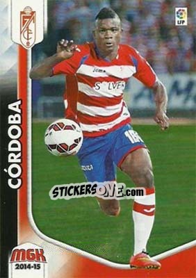 Sticker Córdoba - Liga BBVA 2014-2015. Megacracks - Panini