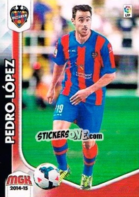 Sticker Pedro López - Liga BBVA 2014-2015. Megacracks - Panini