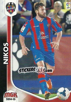 Sticker Nikos - Liga BBVA 2014-2015. Megacracks n. 224 - Panini