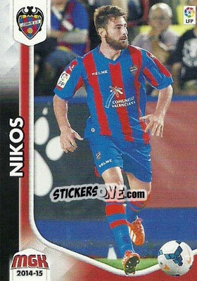 Cromo Nikos - Liga BBVA 2014-2015. Megacracks - Panini