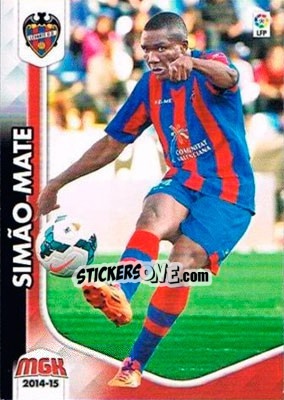 Cromo Simao Mate - Liga BBVA 2014-2015. Megacracks - Panini