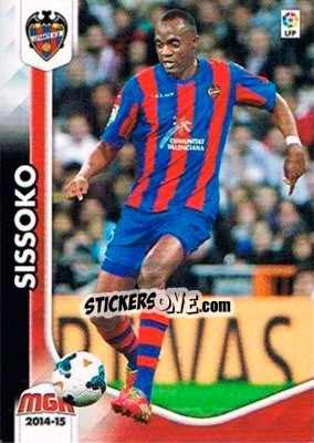 Sticker Sissoko - Liga BBVA 2014-2015. Megacracks n. 227 - Panini