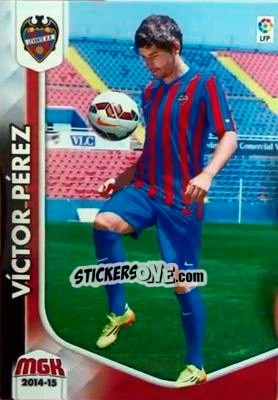 Sticker Víctor Pérez - Liga BBVA 2014-2015. Megacracks - Panini