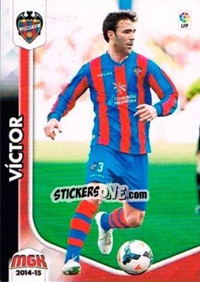 Figurina Víctor - Liga BBVA 2014-2015. Megacracks - Panini