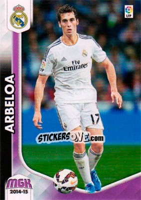 Figurina Arbeloa - Liga BBVA 2014-2015. Megacracks - Panini