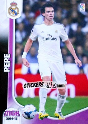 Figurina Pepe - Liga BBVA 2014-2015. Megacracks - Panini