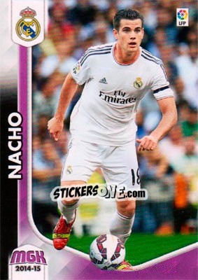 Sticker Nacho Fernández - Liga BBVA 2014-2015. Megacracks n. 241bis - Panini
