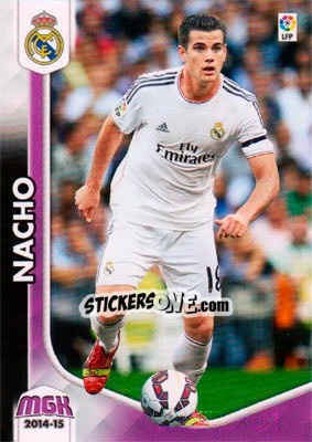 Sticker Nacho Fernández - Liga BBVA 2014-2015. Megacracks - Panini