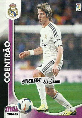 Sticker Coentrao - Liga BBVA 2014-2015. Megacracks n. 242 - Panini