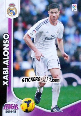 Sticker Xabi Alonso - Liga BBVA 2014-2015. Megacracks n. 244 - Panini