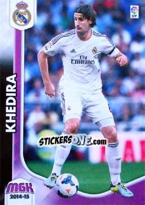 Sticker Khedira - Liga BBVA 2014-2015. Megacracks - Panini