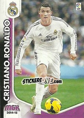 Sticker Cristiano Ronaldo - Liga BBVA 2014-2015. Megacracks - Panini