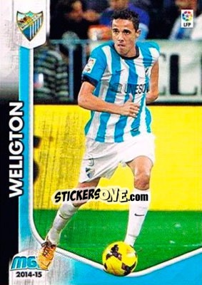 Sticker Weligton - Liga BBVA 2014-2015. Megacracks - Panini