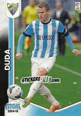 Sticker Duda - Liga BBVA 2014-2015. Megacracks - Panini