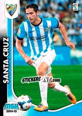 Sticker Roque Santa Cruz - Liga BBVA 2014-2015. Megacracks - Panini