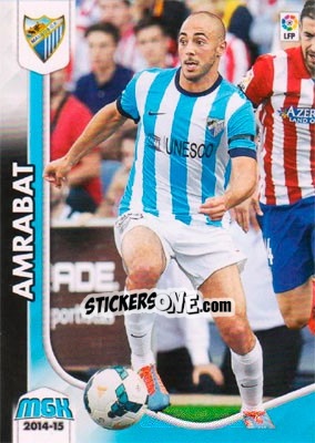 Sticker Amrabat - Liga BBVA 2014-2015. Megacracks n. 270bis - Panini