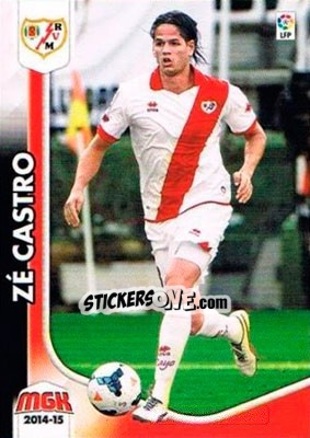 Sticker Zé Castro - Liga BBVA 2014-2015. Megacracks - Panini