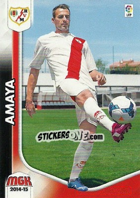 Cromo Amaya - Liga BBVA 2014-2015. Megacracks - Panini