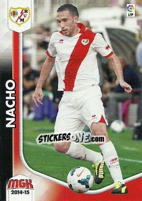 Figurina Nacho - Liga BBVA 2014-2015. Megacracks - Panini