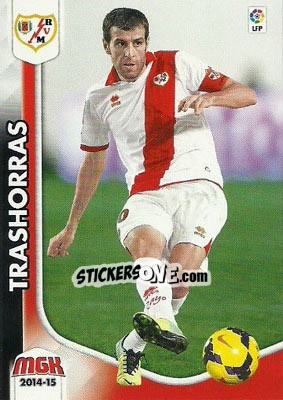 Cromo Trashorras - Liga BBVA 2014-2015. Megacracks - Panini