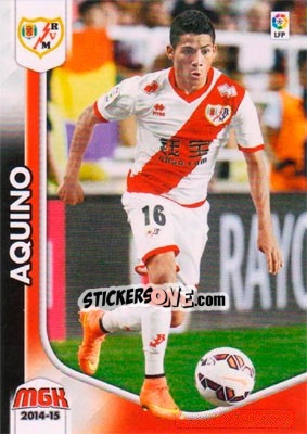 Figurina Aquino - Liga BBVA 2014-2015. Megacracks - Panini