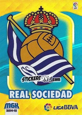 Sticker Escudo - Liga BBVA 2014-2015. Megacracks - Panini