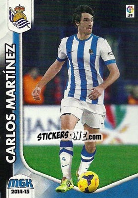 Sticker Carlos Martínez - Liga BBVA 2014-2015. Megacracks n. 291 - Panini