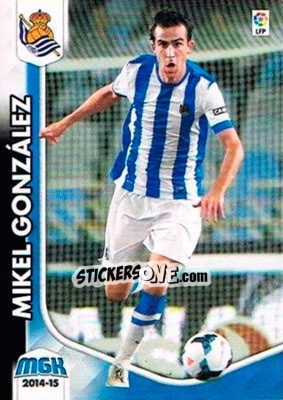 Sticker Mikel González - Liga BBVA 2014-2015. Megacracks - Panini