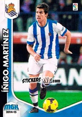 Sticker Íñigo Martínez - Liga BBVA 2014-2015. Megacracks n. 294 - Panini