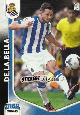 Sticker De la Bella - Liga BBVA 2014-2015. Megacracks n. 296 - Panini