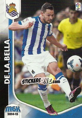 Sticker De la Bella - Liga BBVA 2014-2015. Megacracks - Panini