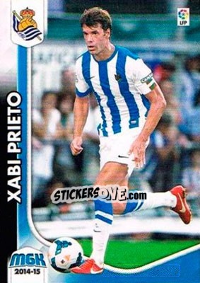 Sticker Xabi Prieto - Liga BBVA 2014-2015. Megacracks - Panini