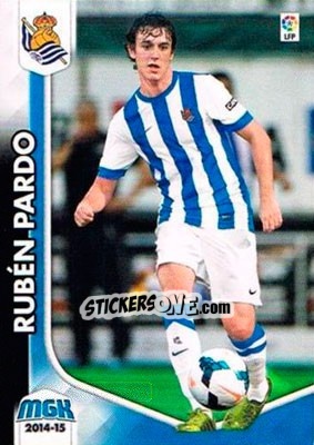 Sticker Rubén Pardo - Liga BBVA 2014-2015. Megacracks n. 300 - Panini