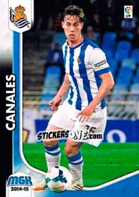 Sticker Canales - Liga BBVA 2014-2015. Megacracks n. 301 - Panini