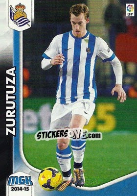 Cromo Zurutuza - Liga BBVA 2014-2015. Megacracks - Panini