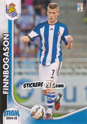 Sticker Finnbogason - Liga BBVA 2014-2015. Megacracks - Panini
