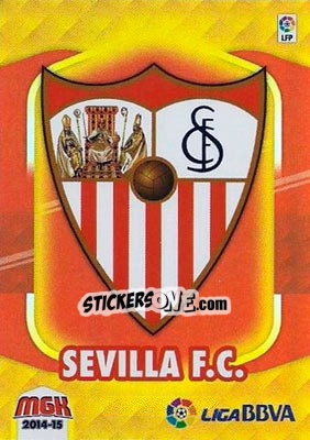 Sticker Escudo - Liga BBVA 2014-2015. Megacracks n. 307 - Panini