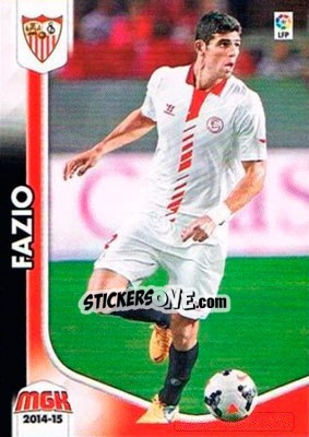 Sticker Fazio - Liga BBVA 2014-2015. Megacracks - Panini