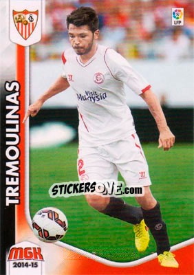 Sticker Benoît Tremoulinas - Liga BBVA 2014-2015. Megacracks n. 313bis - Panini