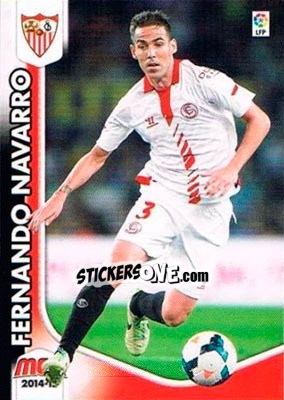 Sticker Fernando Navarro - Liga BBVA 2014-2015. Megacracks - Panini