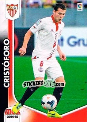 Sticker Cristóforo - Liga BBVA 2014-2015. Megacracks n. 318 - Panini