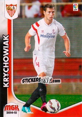 Sticker Krychowiak - Liga BBVA 2014-2015. Megacracks - Panini