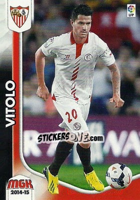 Sticker Vitolo - Liga BBVA 2014-2015. Megacracks n. 321 - Panini