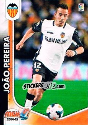 Sticker Joao Pereira - Liga BBVA 2014-2015. Megacracks n. 327 - Panini