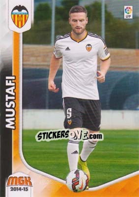 Sticker Mustafi - Liga BBVA 2014-2015. Megacracks n. 330bis - Panini
