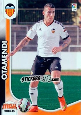 Sticker Otamendi - Liga BBVA 2014-2015. Megacracks n. 331 - Panini