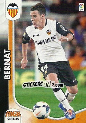 Figurina Bernat - Liga BBVA 2014-2015. Megacracks - Panini