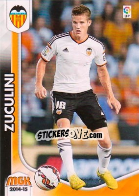 Sticker Zuculini - Liga BBVA 2014-2015. Megacracks n. 337bis - Panini